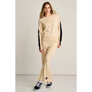 Lisa Todd Poppy Pant	in Oat M	NWT Beige Athleisure Coastal Outleisure Lounge